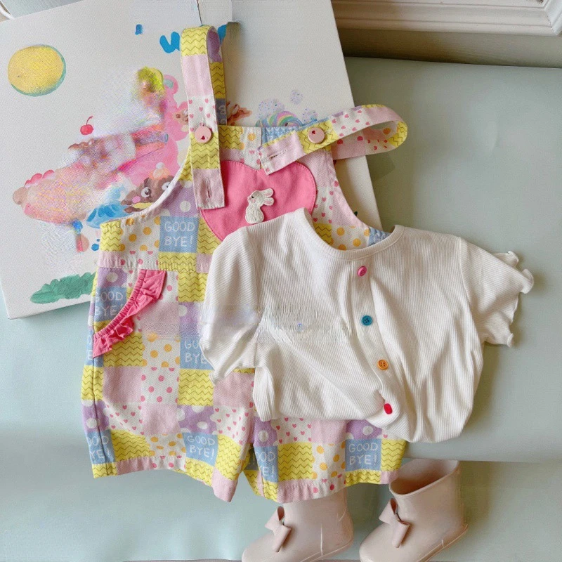2023 New Summer Children Clothes Sets Sweet Girl Clothing Sets Short Sleeve Shirts Print Overalls 2 Pcs Kids Clothing
2023 New Summer Children Clothes Sets Sweet Girl Clothing Sets Short Sleeve Shirts Print Overalls 2 Pcs Kids Clothing