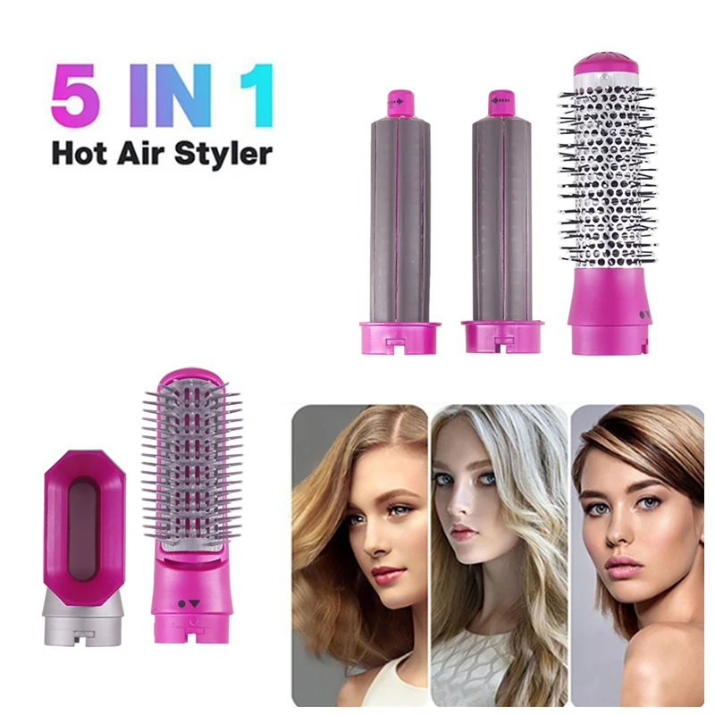 Negative Ion Curler Hair Dryer Hair Dryer Brush 5 in 1 Hair Dryer Comb Straightener Removable Brush Kit
Negative Ion Curler Hair Dryer Hair Dryer Brush 5 in 1 Hair Dryer Comb Straightener Removable Brush Kit