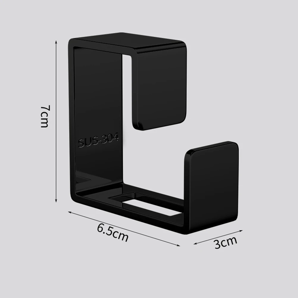 1pcs 304 Hook Stainless Steel Washstand Wall-mounted Storage Rack With No Drilling Coat Hook Rustproof Hook Hanger
1pcs 304 Hook Stainless Steel Washstand Wall-mounted Storage Rack With No Drilling Coat Hook Rustproof Hook Hanger