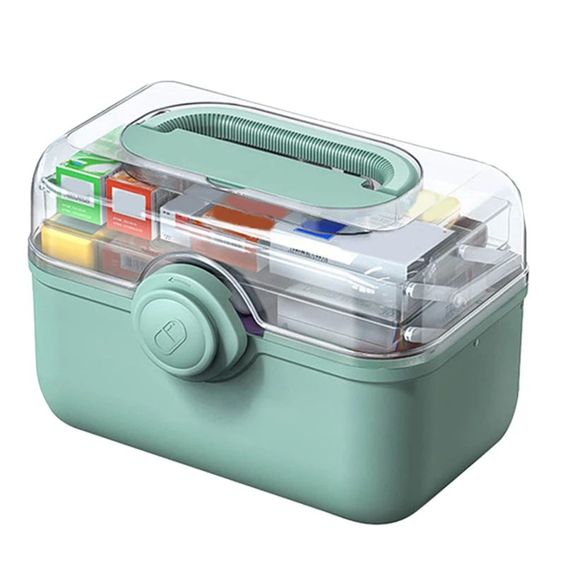 3 Layers Medicine First Aid Kit Large Capacity Pill Cases Organizer Family Emergency Medicine Storage Box For Home
3 Layers Medicine First Aid Kit Large Capacity Pill Cases Organizer Family Emergency Medicine Storage Box For Home