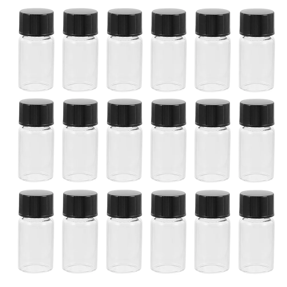Glass Vials Sample Bottles Vial Bottle Clearcaps Transparent Small Essential Oil Reagent Screw Empty Sciencestorageamber Thread
Glass Vials Sample Bottles Vial Bottle Clearcaps Transparent Small Essential Oil Reagent Screw Empty Sciencestorageamber Thread