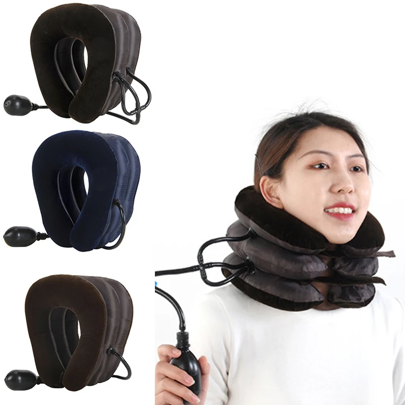 Neck Stretcher Inflatable Air Neck Traction Apparatus Device Soft Neck Cervical Collar Pillow Pain Stress Pain Relief Tractor
Neck Stretcher Inflatable Air Neck Traction Apparatus Device Soft Neck Cervical Collar Pillow Pain Stress Pain Relief Tractor