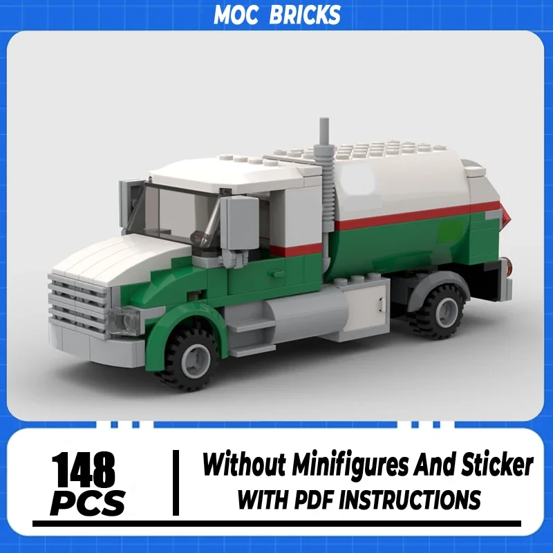 

Конструктор Moc городской серии Octan топливный грузовик, модель, технологические блоки, подарки, игрушки для самостоятельной сборки, подарочные наборы