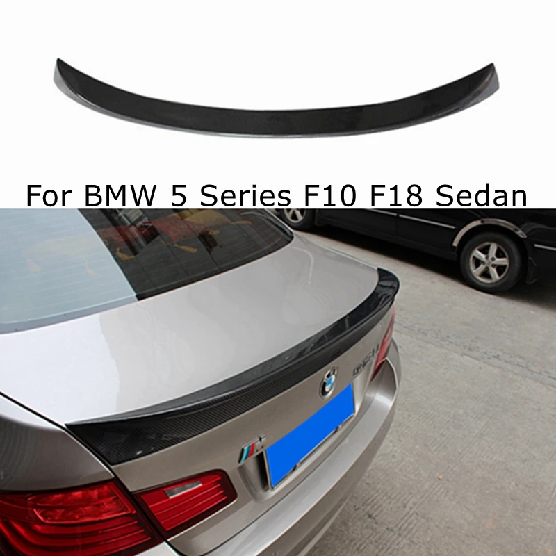 FOR BMW 5 Series F10 F18/F10 M5 Sedan AC Style Carbon fiber Rear Spoiler Trunk wing 2009-2017 FRP Glossy black Forged carbon
FOR BMW 5 Series F10 F18/F10 M5 Sedan AC Style Carbon fiber Rear Spoiler Trunk wing 2009-2017 FRP Glossy black Forged carbon