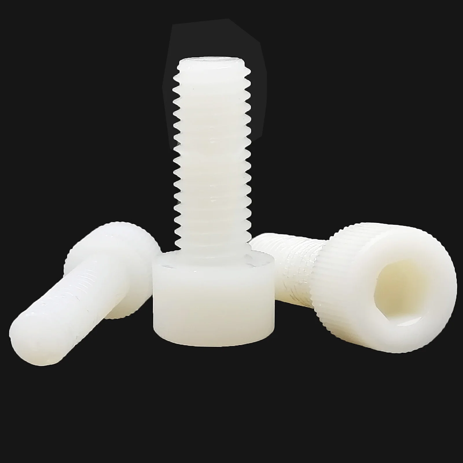 2/5/10/50pcs M3 M4 M5 M6 M8 M10 M12 White Nylon Plastic Insulating Allen Hexagon Hex Socket Cap Head Bolt Screw Length 5-120mm
2/5/10/50pcs M3 M4 M5 M6 M8 M10 M12 White Nylon Plastic Insulating Allen Hexagon Hex Socket Cap Head Bolt Screw Length 5-120mm