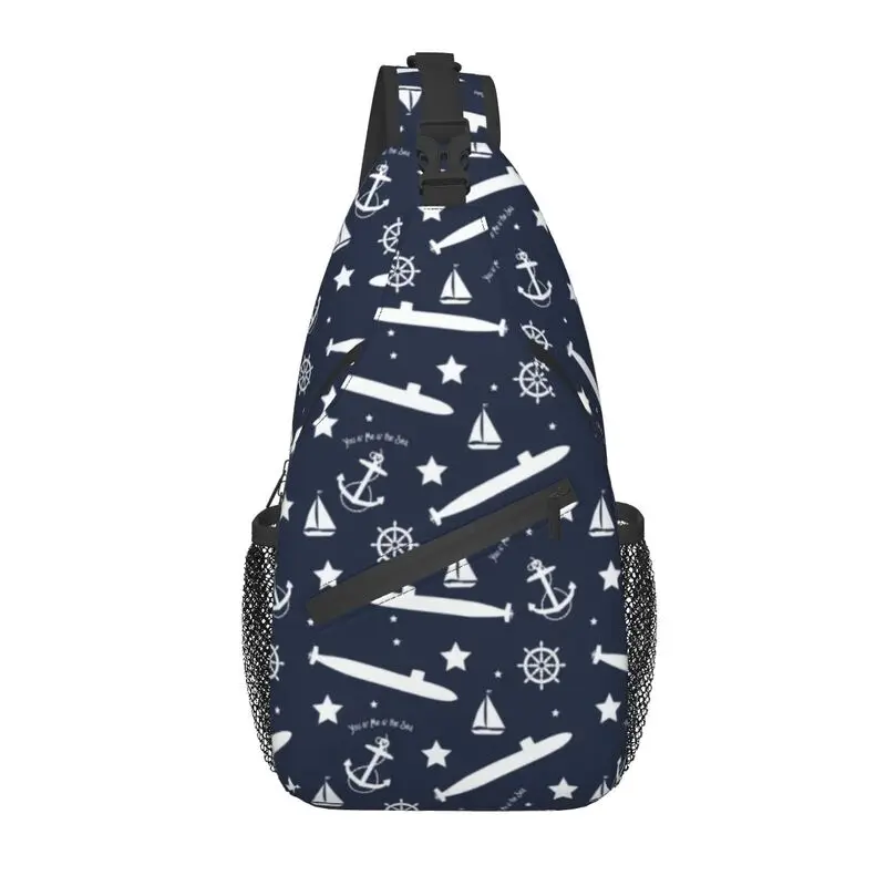 Submarine Soup Sling Crossbody Chest Bag Men Fashion Nautical Sailor Anchor Shoulder Backpack for Traveling
Submarine Soup Sling Crossbody Chest Bag Men Fashion Nautical Sailor Anchor Shoulder Backpack for Traveling