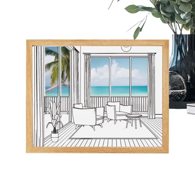 Осветительная картина, светящаяся фоторамка для декора, портативная художественная рамка с фоторамкой, искусство с тенью, необычная фоторамка с USB-зарядкой
Осветительная картина, светящаяся фоторамка для декора, портативная художественная рамка с фоторамкой, искусство с тенью, необычная фоторамка с USB-зарядкой