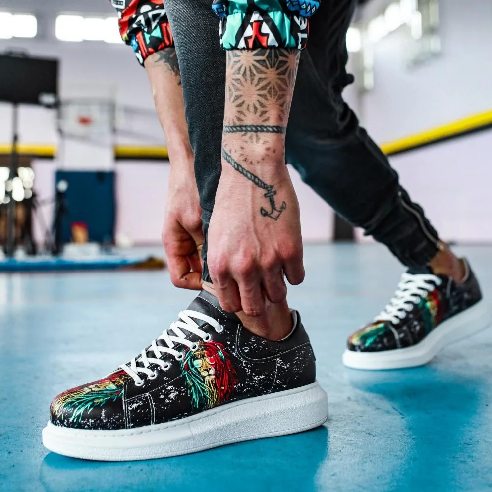 Knack Digital Printing Men 'S Shoes R044 Bob Colorful Seasonal Sports Style Laced Orthopedic Casual Outsole Spring Summer 2021 Fashion
Knack Digital Printing Men 'S Shoes R044 Bob Colorful Seasonal Sports Style Laced Orthopedic Casual Outsole Spring Summer 2021 Fashion