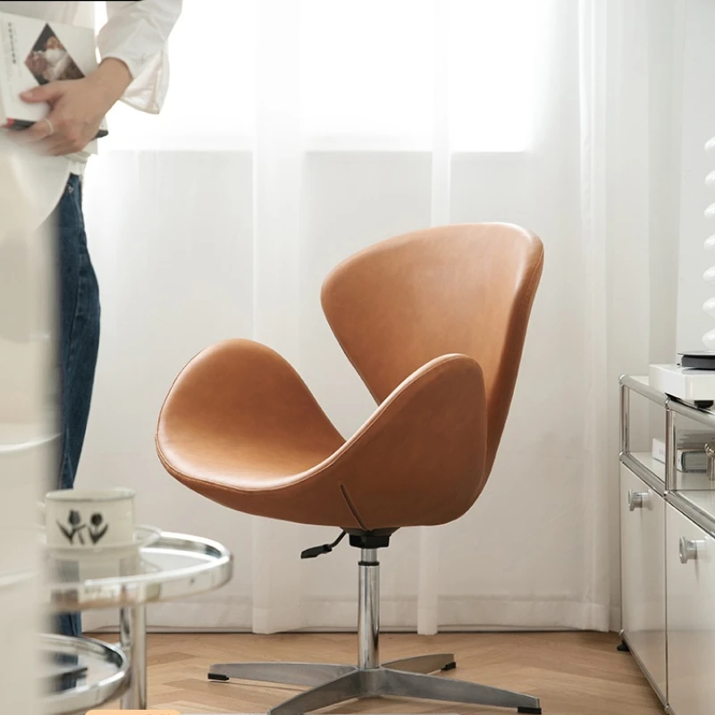 Single-Seat Sofa Chair Swivel Chair Nordic Designer Creative Simple Leisure Ins Swan Chair
Single-Seat Sofa Chair Swivel Chair Nordic Designer Creative Simple Leisure Ins Swan Chair