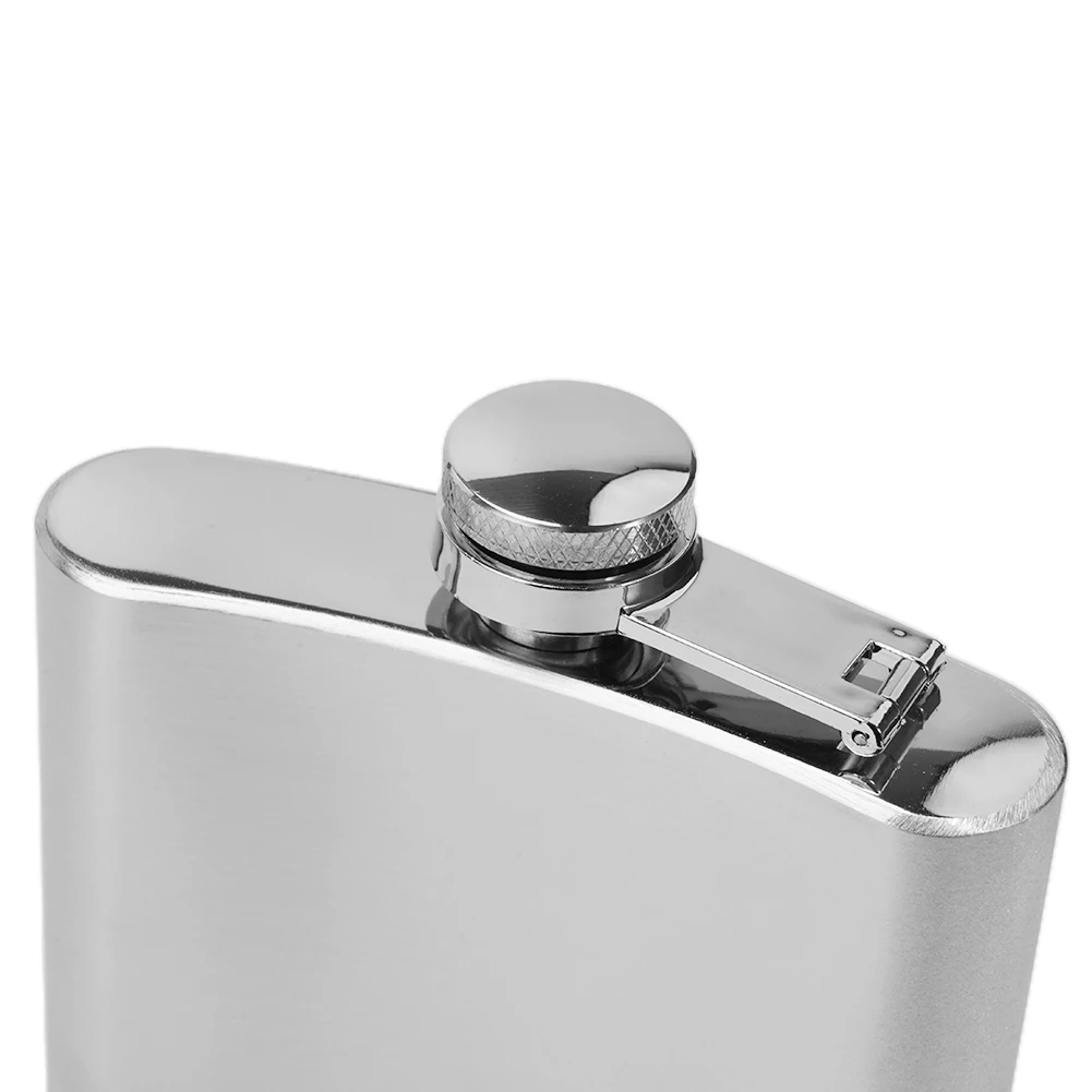 6/8oz Stainless Steel Hip Flask Alcohol Bottle With Funnel For Liquor Whisky Wine Outdoor Portable Pocket Hip Flask Screw Cap
6/8oz Stainless Steel Hip Flask Alcohol Bottle With Funnel For Liquor Whisky Wine Outdoor Portable Pocket Hip Flask Screw Cap