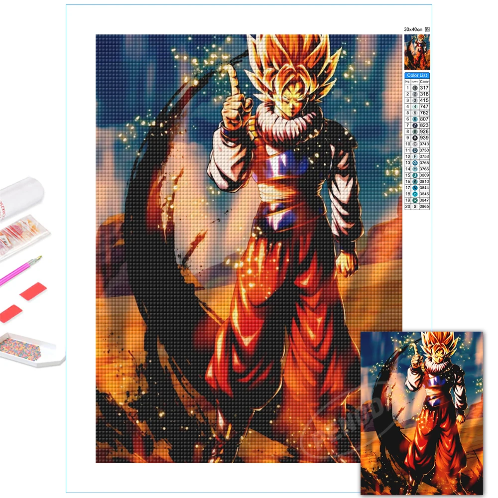 Dragon Ball Anime Character Diamond Paintings 5D DIY Full Round Drill Embroidery Rhinestone Cross Stitch Kits Bedroom Home Decor
Dragon Ball Anime Character Diamond Paintings 5D DIY Full Round Drill Embroidery Rhinestone Cross Stitch Kits Bedroom Home Decor