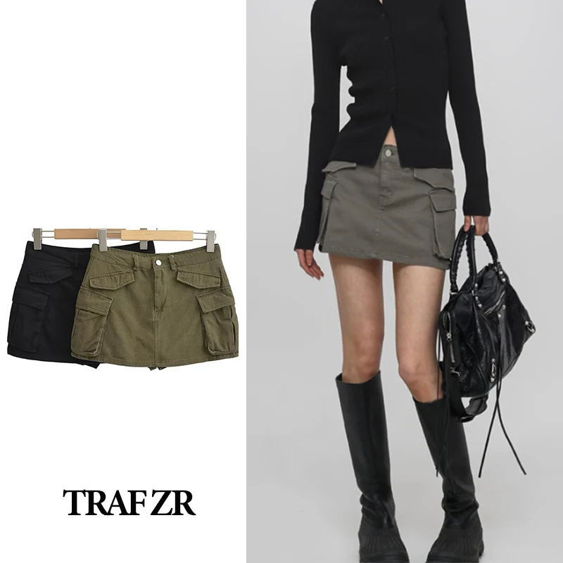 Шорты-карго женские с завышенной талией, в стиле Харадзюку
Шорты-карго женские с завышенной талией, в стиле Харадзюку