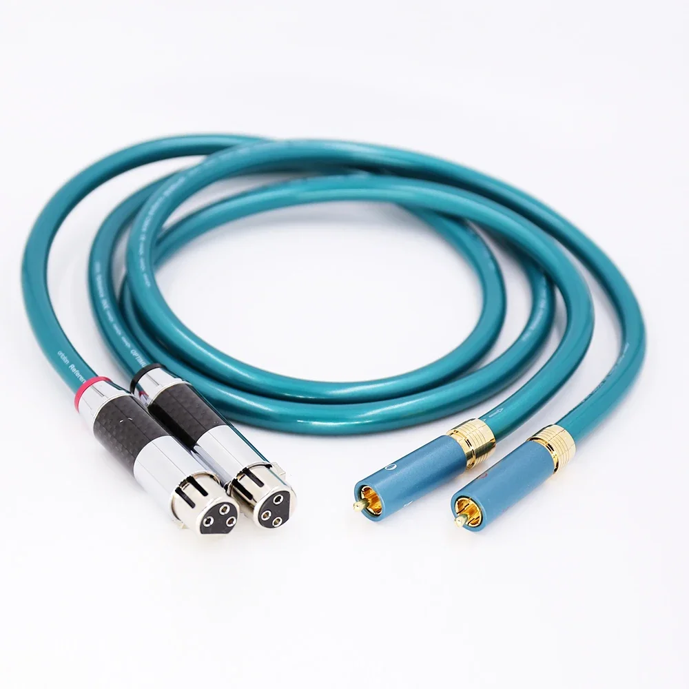 1 пара Ortofon Hifi XLR мама на RCA папа Кабель высокой чистоты OCC 2 Rca кабеля Xlr
