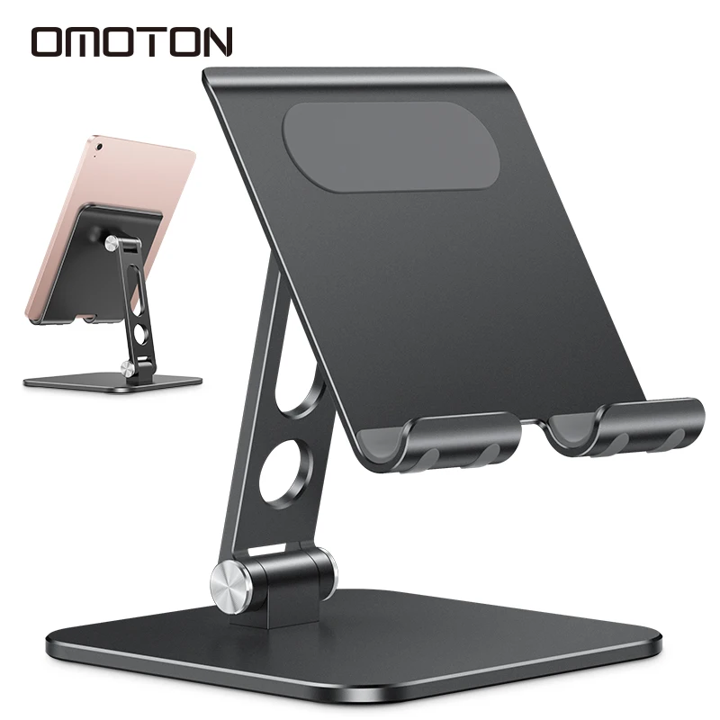 OMOTON Adjustable Tablet Stand Holder with Base Foldable Desktop Dock Compatible Folding Bracket office ipad Accessories
OMOTON Adjustable Tablet Stand Holder with Base Foldable Desktop Dock Compatible Folding Bracket office ipad Accessories