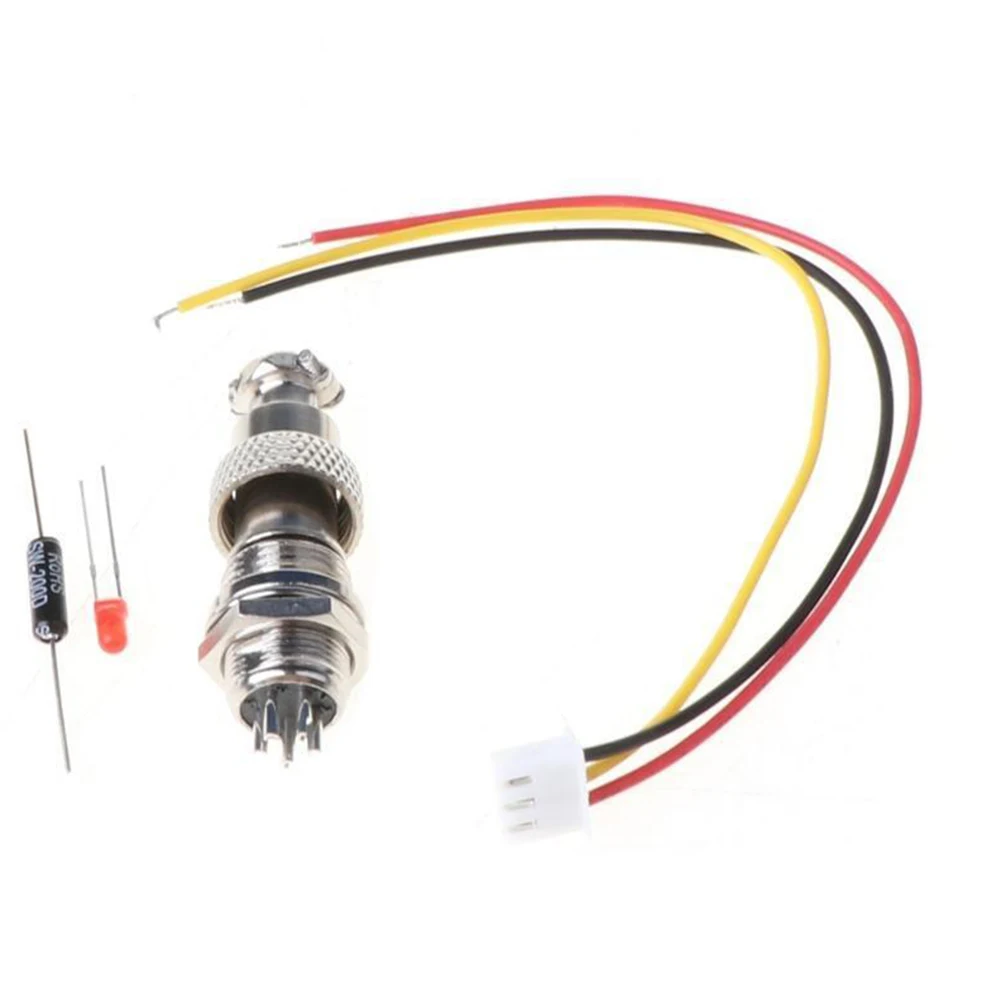PCB Board Attemperator Digital Soldering Iron 12-24V 6.7x2.5x2.3cm Blue Heating Indicator Light Knob Brand New
PCB Board Attemperator Digital Soldering Iron 12-24V 6.7x2.5x2.3cm Blue Heating Indicator Light Knob Brand New