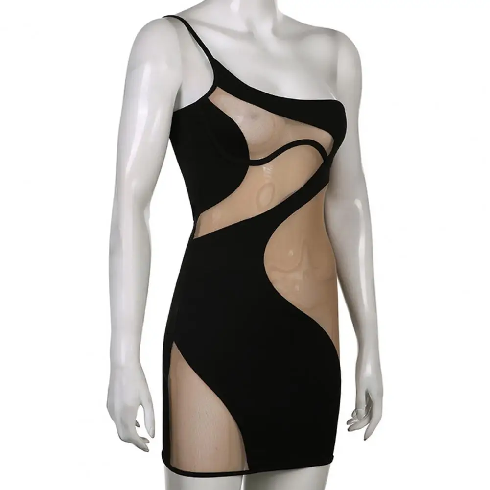 Breathable Stylish Irregular Net Yarn Patchwork See-Through Mini Dress Body-shaping Evening Dress Backless Club Wear
Breathable Stylish Irregular Net Yarn Patchwork See-Through Mini Dress Body-shaping Evening Dress Backless Club Wear