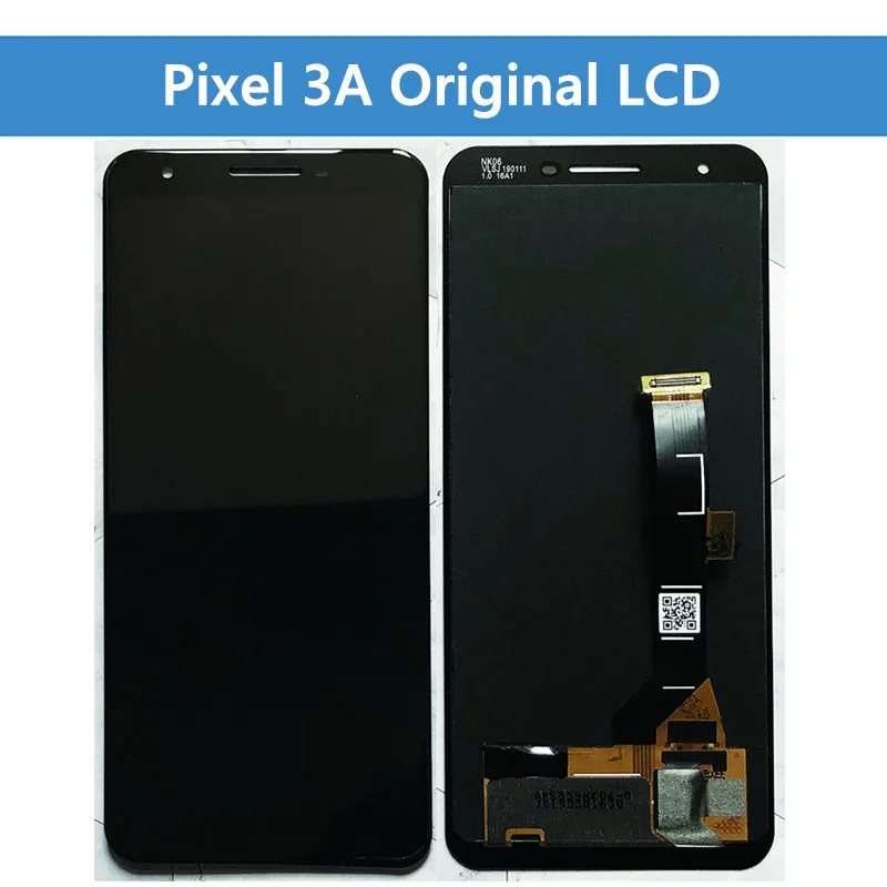 5.6" Original AMOLED for Google Pixel 3A LCD Display Touch Screen Digitizer Assembly Pixel 3 A OLED Screen Tool
5.6" Original AMOLED for Google Pixel 3A LCD Display Touch Screen Digitizer Assembly Pixel 3 A OLED Screen Tool