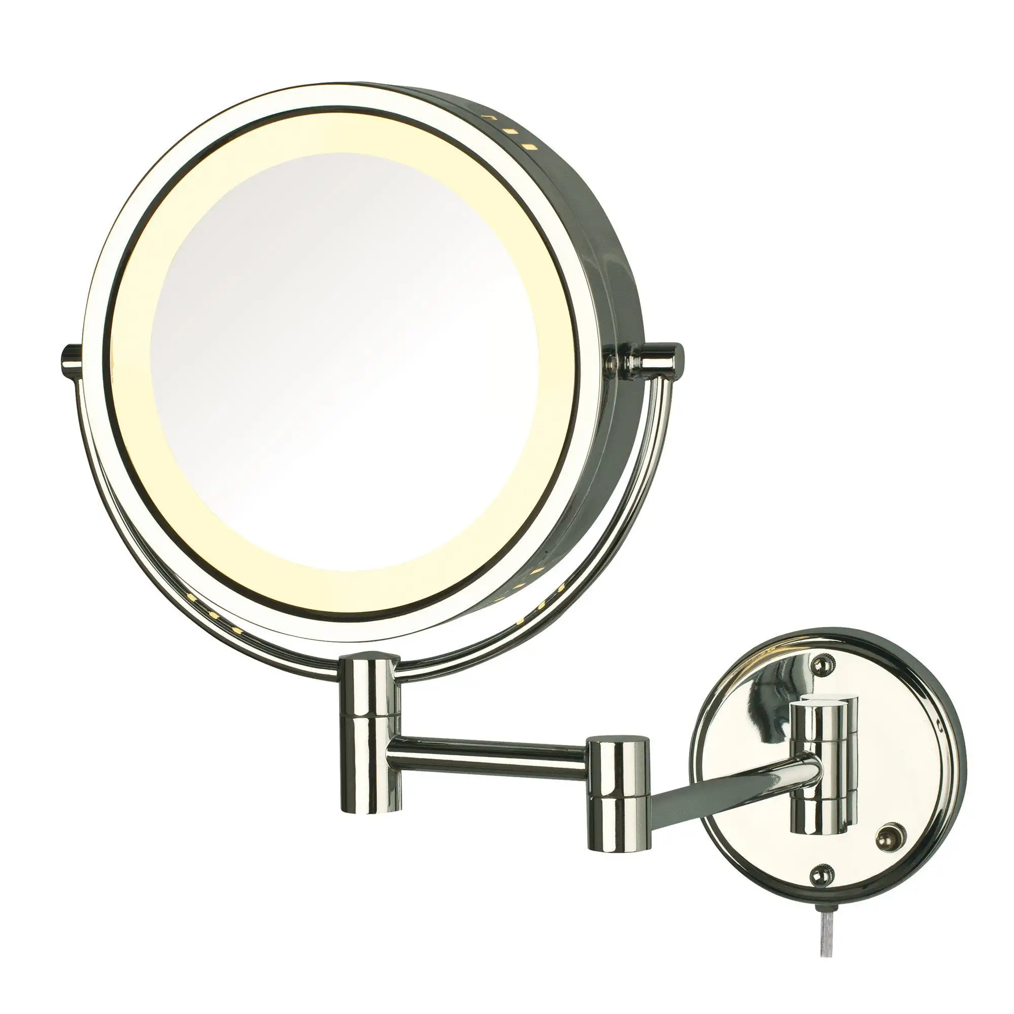 Jerdon HL75C 8.5-Inch Lighted Wall Mount Makeup Mirror with 8x Magnification, Chrome Finish
Jerdon HL75C 8.5-Inch Lighted Wall Mount Makeup Mirror with 8x Magnification, Chrome Finish