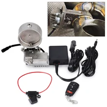 2.5 Inch 3 Inch Fine-tunable Stainless Steel Electric Exhaust Valve With Remote Control Electronic Switch Kit