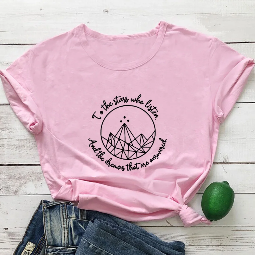 To The Stars Who Listen T Shirt Women Leisure Wild Comfortable Short Sleeve Women Tshirt Black Red Letters Graphic Tee Women
To The Stars Who Listen T Shirt Women Leisure Wild Comfortable Short Sleeve Women Tshirt Black Red Letters Graphic Tee Women