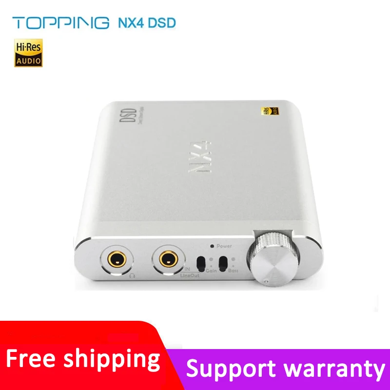 Улучшенная версия, портативный USB-декодер Topping NX4 DSD512 ES9038Q2M XMOS-XU208, 32 бит/768 кГц, усилитель для наушников
Улучшенная версия, портативный USB-декодер Topping NX4 DSD512 ES9038Q2M XMOS-XU208, 32 бит/768 кГц, усилитель для наушников