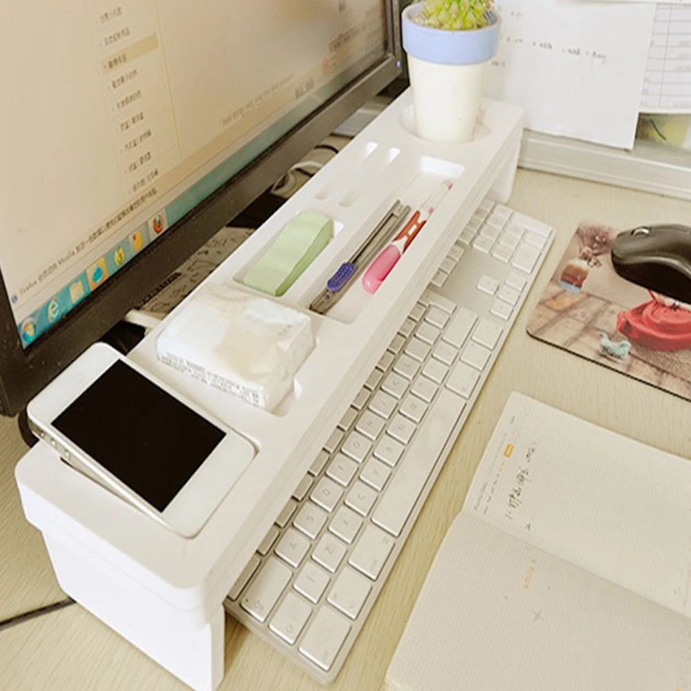 Multi-function Computer Desk Accessories Wooden Desk Storage Organiser Keyboard Commodity Shelf
Multi-function Computer Desk Accessories Wooden Desk Storage Organiser Keyboard Commodity Shelf