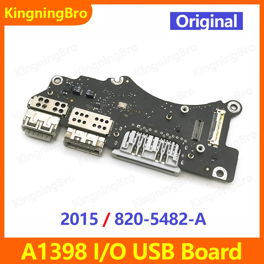 Оригинальная плата I/O для чтения SD-карт USB 820-5482-A для Macbook Pro Retina 15 "A1398 2015 EMC 2909 2910
Оригинальная плата I/O для чтения SD-карт USB 820-5482-A для Macbook Pro Retina 15 "A1398 2015 EMC 2909 2910