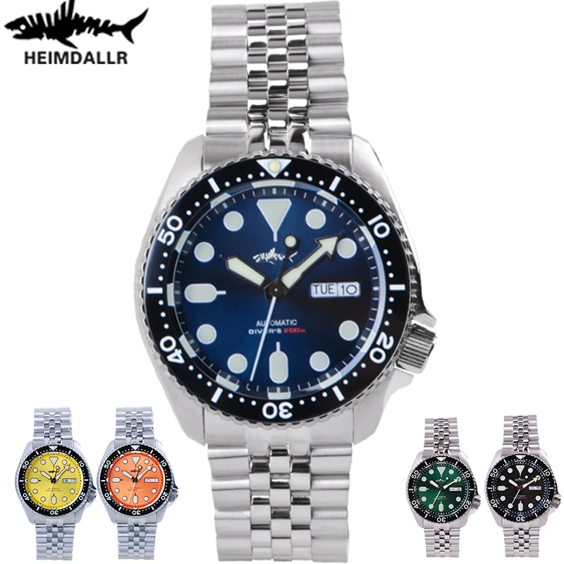 Heimdallr Automatic Dive Watch Mens 316L Stainless Sapphire Crystal 200M Water Resistance NH36 Mechanical Diver Watch SKX007
Heimdallr Automatic Dive Watch Mens 316L Stainless Sapphire Crystal 200M Water Resistance NH36 Mechanical Diver Watch SKX007