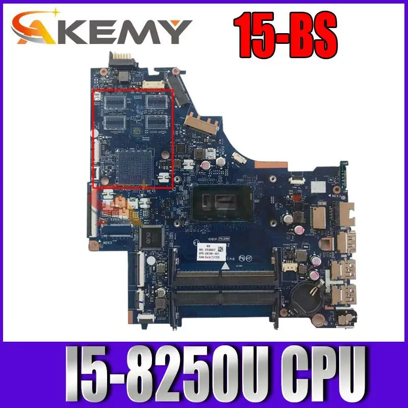 Материнская плата для ноутбука HP 15-BS 934908-501 934908-601 DKL50 LA-E802P с SR3LA I5-8250U 1,6 GHz CPU DDR4 100% протестирована
Материнская плата для ноутбука HP 15-BS 934908-501 934908-601 DKL50 LA-E802P с SR3LA I5-8250U 1,6 GHz CPU DDR4 100% протестирована