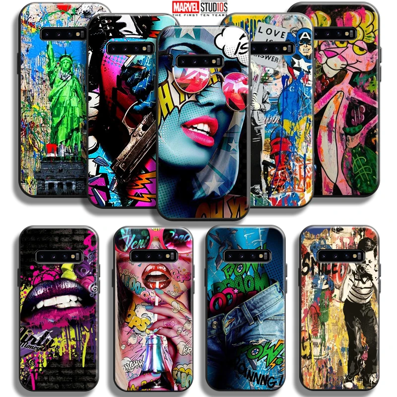 Street Graffiti Oil Painting For Samsung Galaxy S10 5G S10 Plus Lite S10E S10 Phone Case Liquid Silicon Coque Carcasa Black
Street Graffiti Oil Painting For Samsung Galaxy S10 5G S10 Plus Lite S10E S10 Phone Case Liquid Silicon Coque Carcasa Black