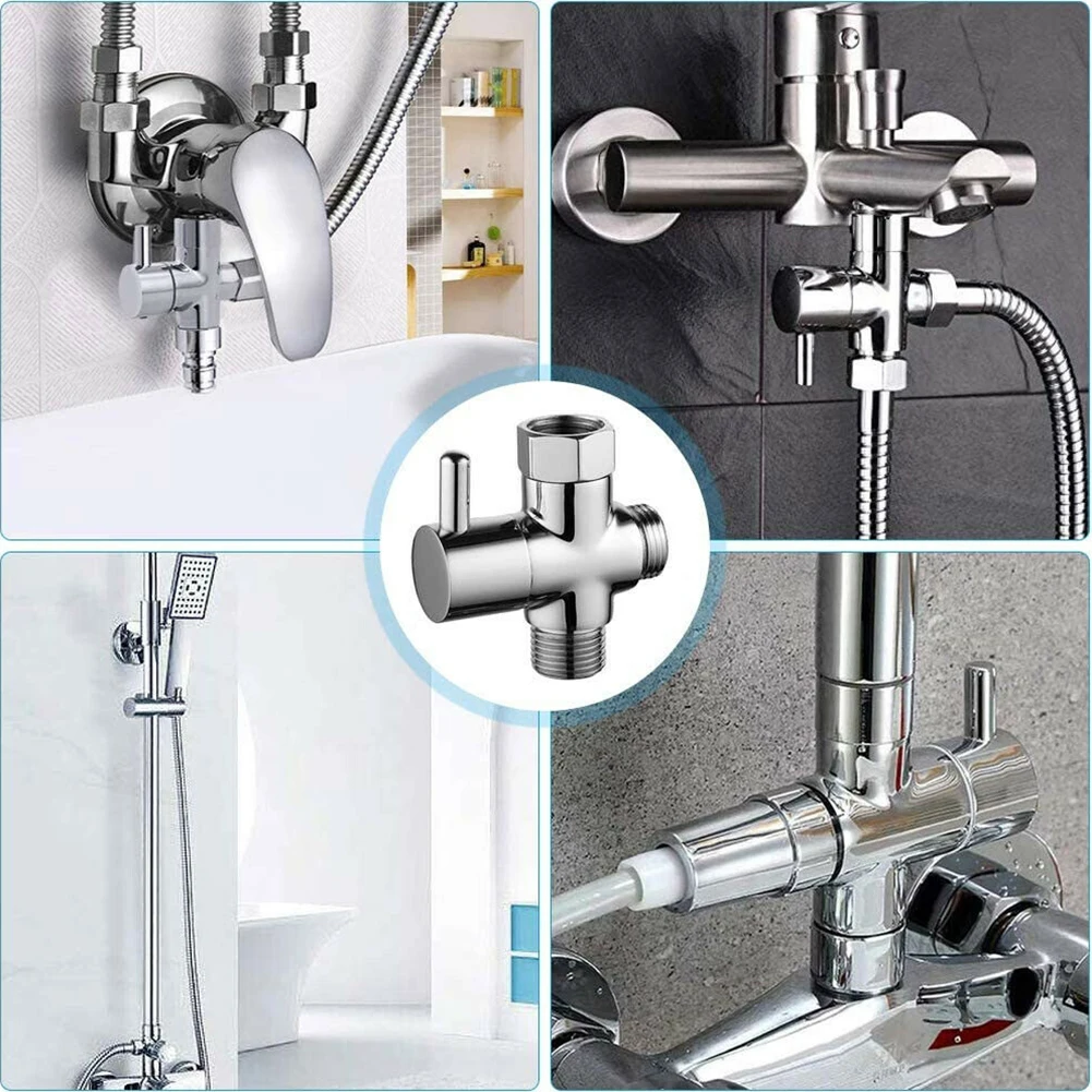 3-Way Diverter Valve Garden Home 0.6-1.5mpa Kitchen 1pcs 4-points Shower Head Angle Valve T-Adapter G1/2in Bath
3-Way Diverter Valve Garden Home 0.6-1.5mpa Kitchen 1pcs 4-points Shower Head Angle Valve T-Adapter G1/2in Bath