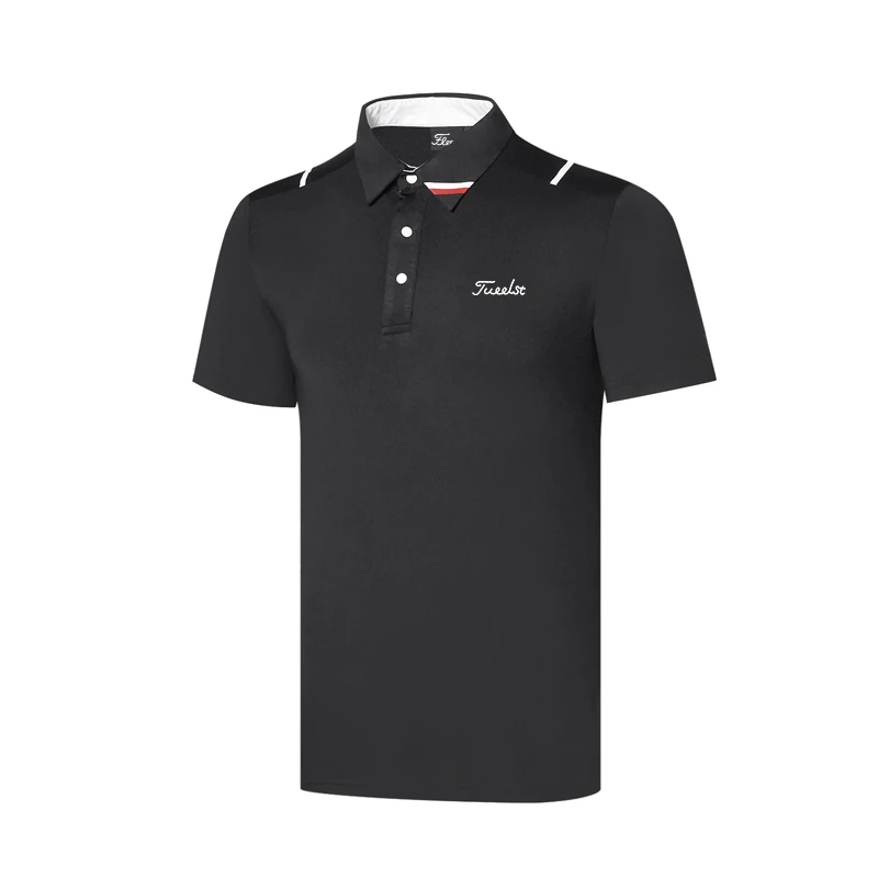 

Golf Clothing Short-Sleeved New Breathable Sweat-Absorbing Polo Shirt Fashion Quick-Drying Wear-Resistant Anti-Wrinkle Men's Top