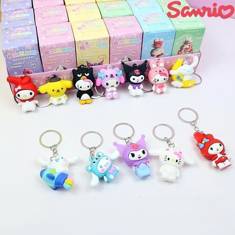 24Pcs/Set Sanrio Keychain Pendant Kitty Cinnamoroll Kuromi Random Anime Figures Pokemon Pikachu Keyring for Children Toys Gift
24Pcs/Set Sanrio Keychain Pendant Kitty Cinnamoroll Kuromi Random Anime Figures Pokemon Pikachu Keyring for Children Toys Gift