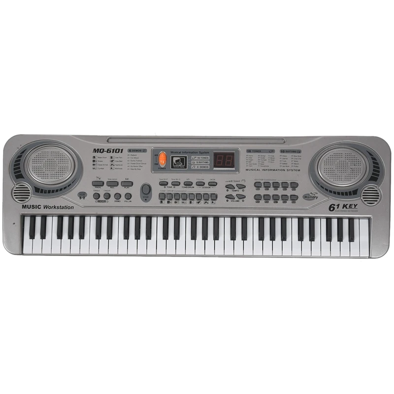 61-Key Keyboard Piano Piano Led Instrument Keyboard 21-Inch Music Education Double-Row Electronic Piano Children Beginner Electr
61-Key Keyboard Piano Piano Led Instrument Keyboard 21-Inch Music Education Double-Row Electronic Piano Children Beginner Electr