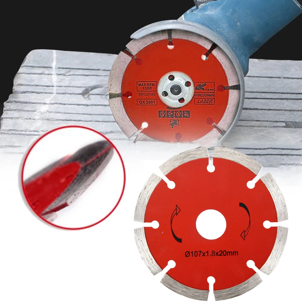 Diamond Saw Blade 107mm/105mm Diameter For Angle Grinder Cutting Concrete Ceramic Multi-Purpose Saw Blade Power Tool part
Diamond Saw Blade 107mm/105mm Diameter For Angle Grinder Cutting Concrete Ceramic Multi-Purpose Saw Blade Power Tool part