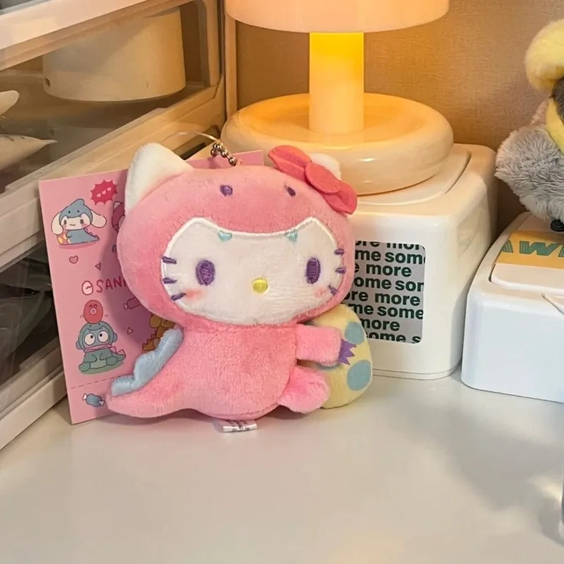 Kawaii Sanrio Anime Hello Kitty Plush Pendant Cute Cartoon Dinosaur Pink Lovely Bag Keychain Toys Niche Sweet Gift for Girls
Kawaii Sanrio Anime Hello Kitty Plush Pendant Cute Cartoon Dinosaur Pink Lovely Bag Keychain Toys Niche Sweet Gift for Girls