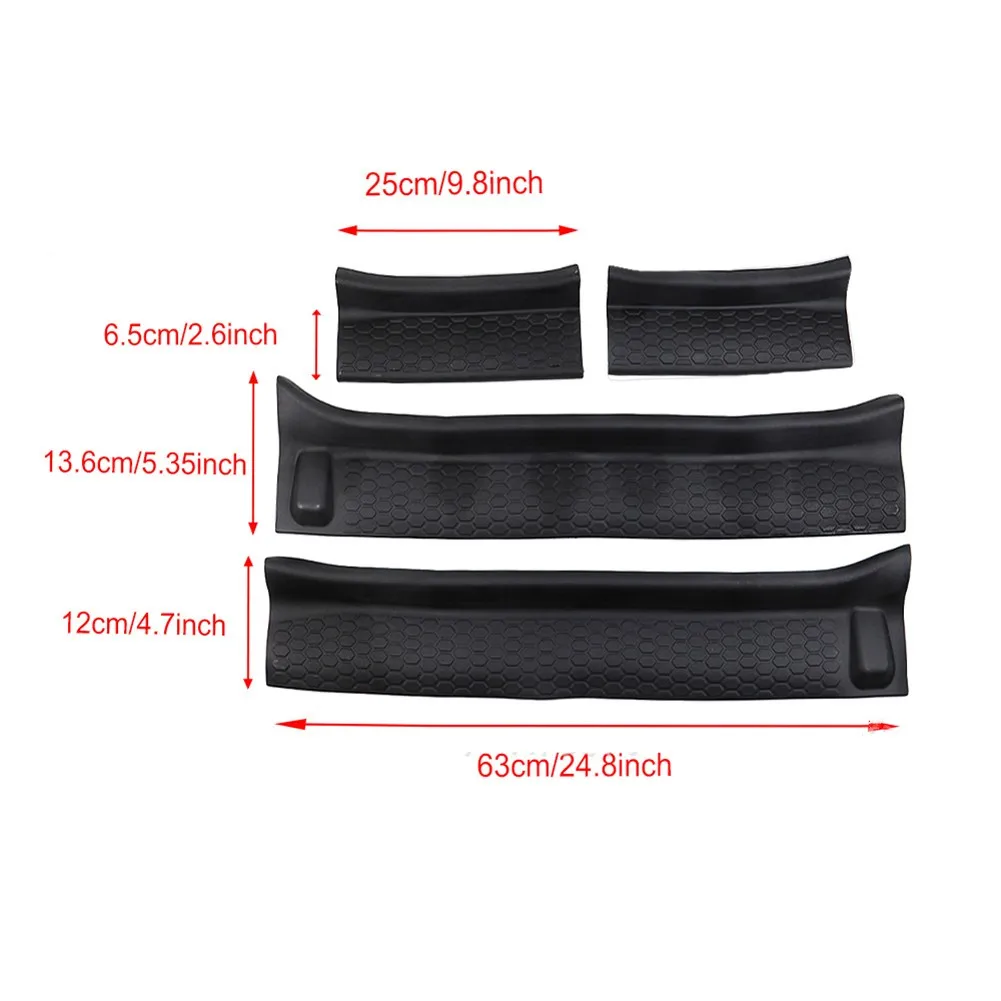 Practical Durable Interior Door Entry Guards Guards Sills Decoration Rubber Trim 2018 2019 2022 4-Door Accessories
Practical Durable Interior Door Entry Guards Guards Sills Decoration Rubber Trim 2018 2019 2022 4-Door Accessories