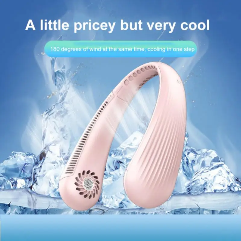 Lazy Hanging Neck Fan Mute Outdoor Sports USB Small Fan Folding Leafless Hanging Neck Electric Ventilador 3000mAh Long Enduance
Lazy Hanging Neck Fan Mute Outdoor Sports USB Small Fan Folding Leafless Hanging Neck Electric Ventilador 3000mAh Long Enduance