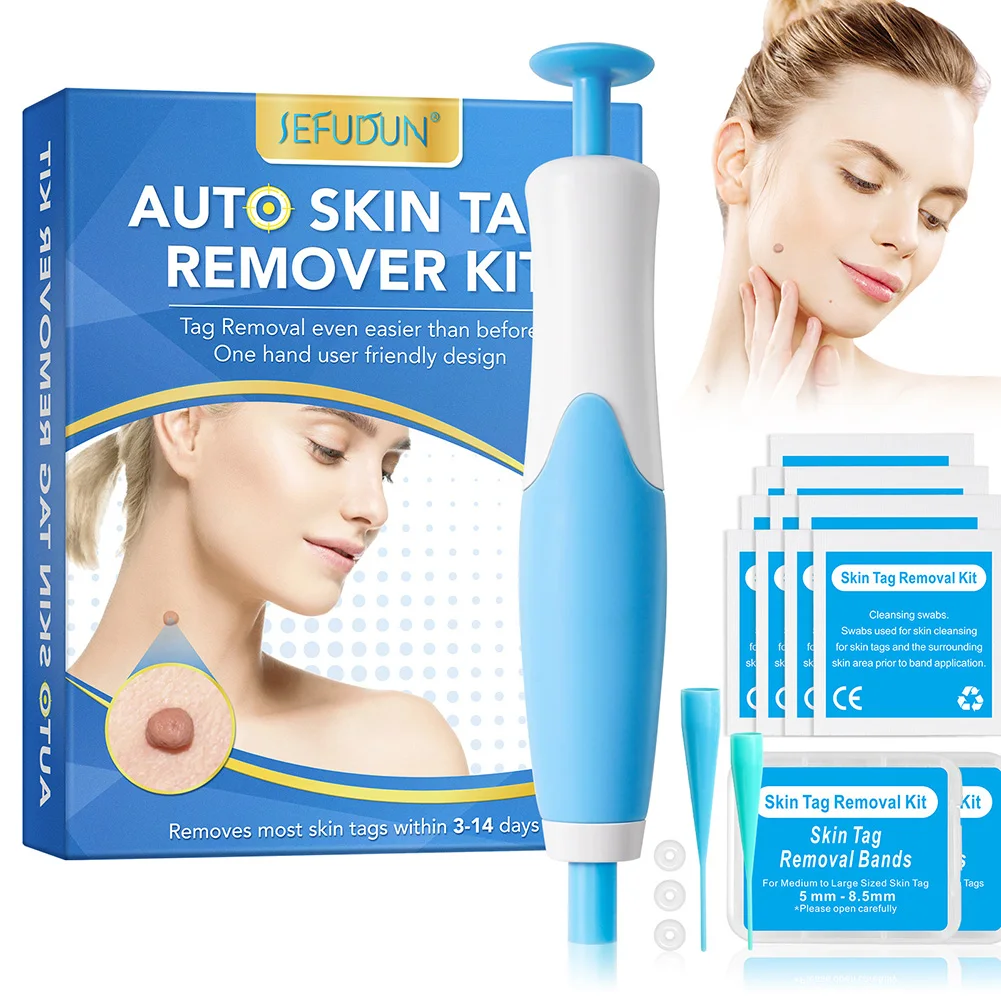Auto Skin Tag Remover Kit for Most 2-8mm Sized Skin Tags Painless Wart Mole Corn Removal Tool Set for Home Use
Auto Skin Tag Remover Kit for Most 2-8mm Sized Skin Tags Painless Wart Mole Corn Removal Tool Set for Home Use