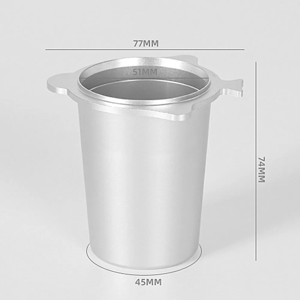 For Breville 870 Coffee Dosing Cup Non Rust Replacement 77x74x45mm Aluminum Alloy Anti Corrosion Double Ears Design
For Breville 870 Coffee Dosing Cup Non Rust Replacement 77x74x45mm Aluminum Alloy Anti Corrosion Double Ears Design