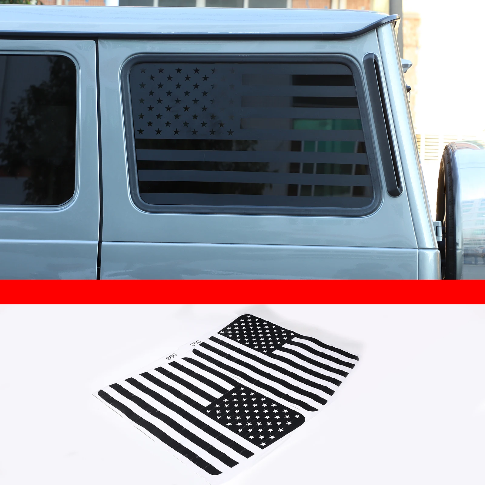 For Mercedes Benz G class W463 2007-18 Car Back side window glass Car Rear Side window Pull flower film Stickers Car Accessories
For Mercedes Benz G class W463 2007-18 Car Back side window glass Car Rear Side window Pull flower film Stickers Car Accessories
