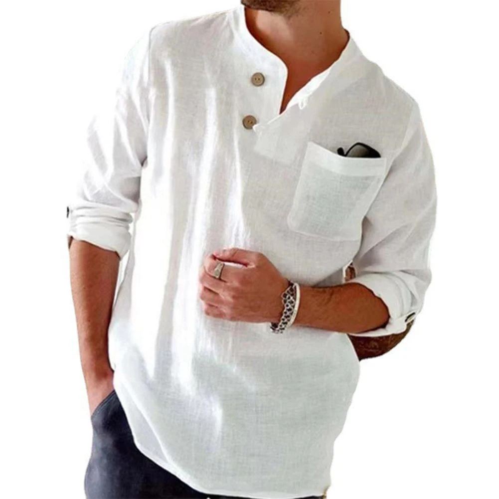 Male Cotton Linen Shirt Man Men's Blouse Date Party Four Seasons Polyester Outdoor Casual Autumn Popular Daily
Male Cotton Linen Shirt Man Men's Blouse Date Party Four Seasons Polyester Outdoor Casual Autumn Popular Daily