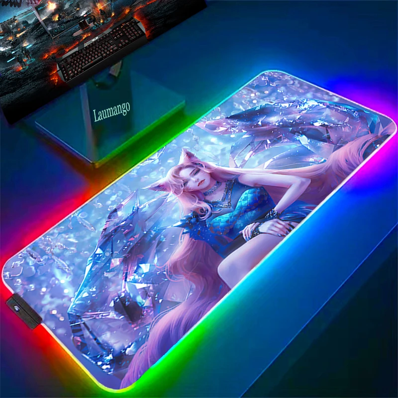 RGB коврик для мыши Xxl KDA, универсальный игровой Настольный коврик для клавиатуры, компьютерные игровые аксессуары, большой ковер с аниме, игр...
RGB коврик для мыши Xxl KDA, универсальный игровой Настольный коврик для клавиатуры, компьютерные игровые аксессуары, большой ковер с аниме, игр...