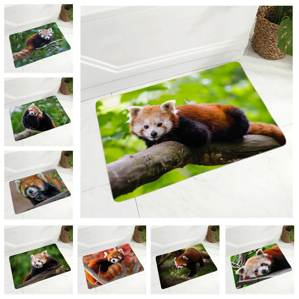 Lovely Wild Animal Doormat Non-Slip Super Soft Flannel 40x60cm Rug Decor Cute Red Panda Floor Door Mat for Hallway 
Lovely Wild Animal Doormat Non-Slip Super Soft Flannel 40x60cm Rug Decor Cute Red Panda Floor Door Mat for Hallway