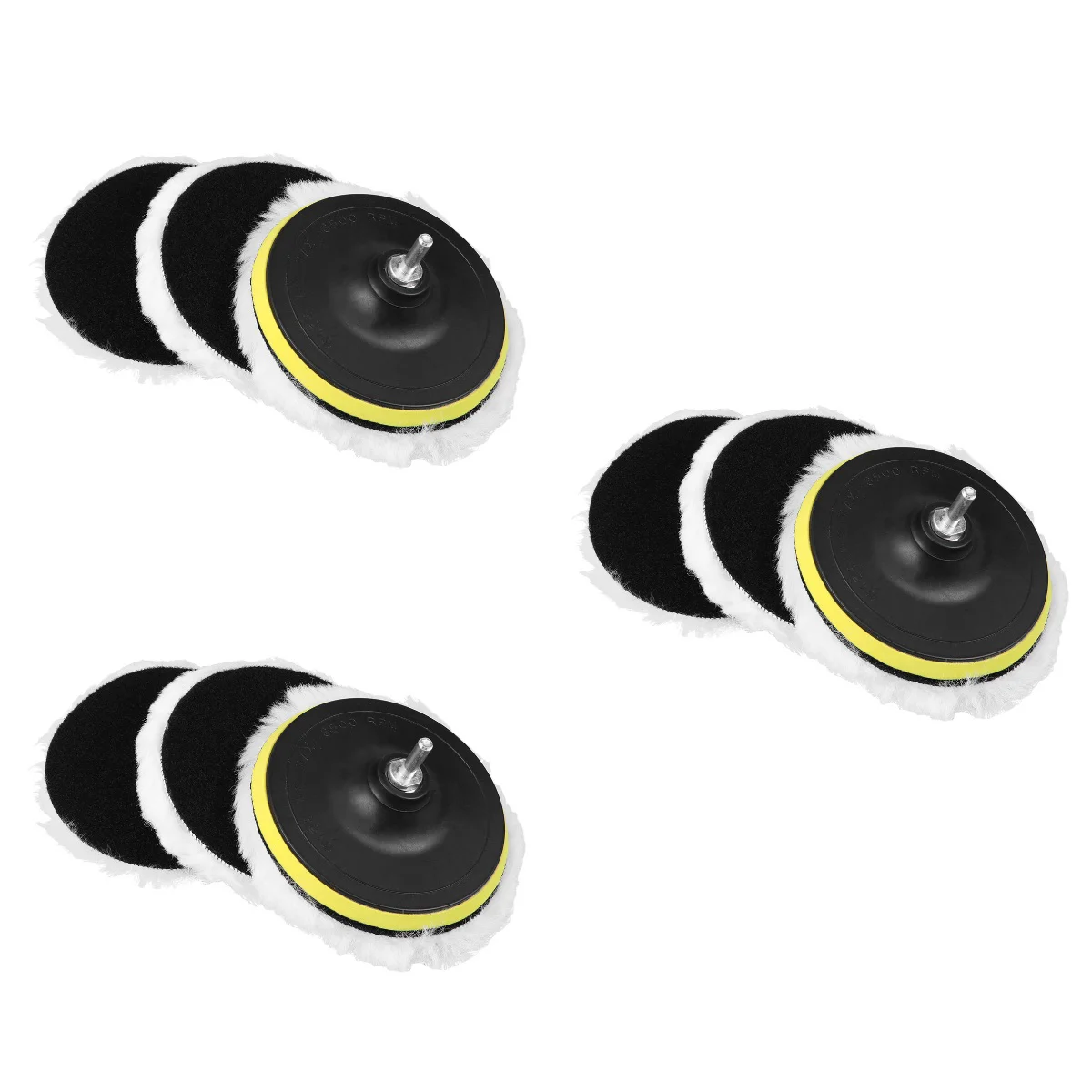 PCS Car Polishing Pad Kit 6 inch Wool Pads for Car Polishing Waxing Sealing (White)
PCS Car Polishing Pad Kit 6 inch Wool Pads for Car Polishing Waxing Sealing (White)