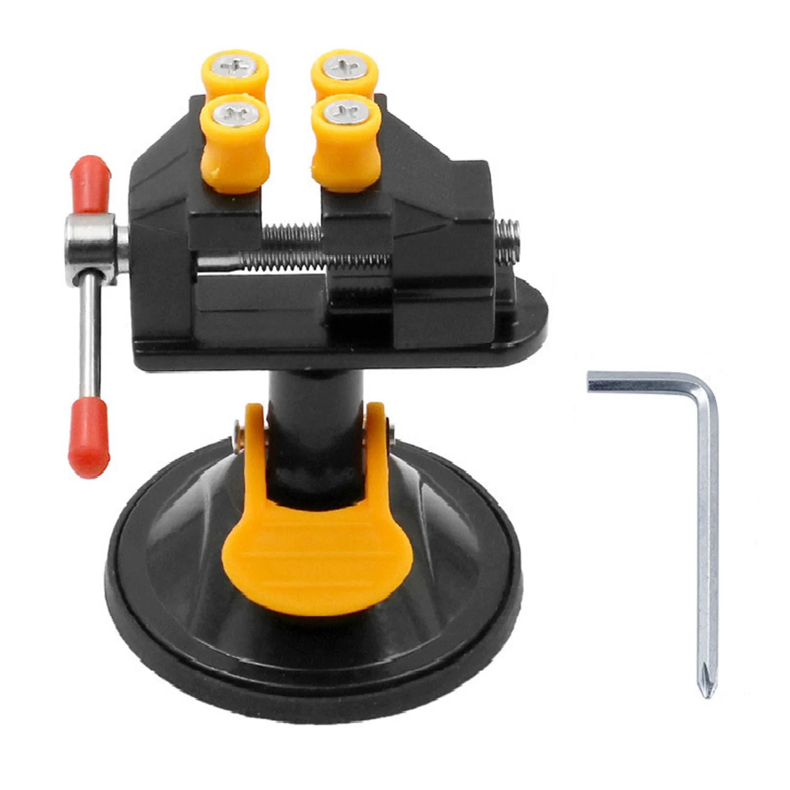 360° Rotation Table Suction Cup Swivel Vise Adjustable Fixed Electric Small Table Bench Vise Clamp-on Table Bench Vise
360° Rotation Table Suction Cup Swivel Vise Adjustable Fixed Electric Small Table Bench Vise Clamp-on Table Bench Vise