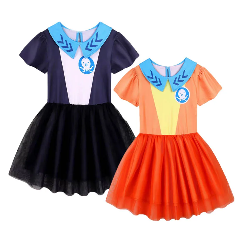 2022 Kids dress Girls The Octonauts Princess Dresses Summer Short Sleeve Mesh Skirt Black Lace Baby Children Birthday Outfits
2022 Kids dress Girls The Octonauts Princess Dresses Summer Short Sleeve Mesh Skirt Black Lace Baby Children Birthday Outfits