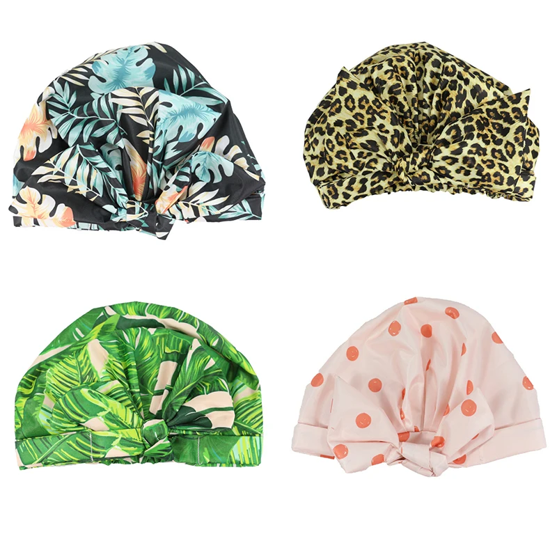 Waterproof Fashionable Shower Cap Elastic Bow Reusable Multipurpose Cap Shower Cap Women Nin668
Waterproof Fashionable Shower Cap Elastic Bow Reusable Multipurpose Cap Shower Cap Women Nin668