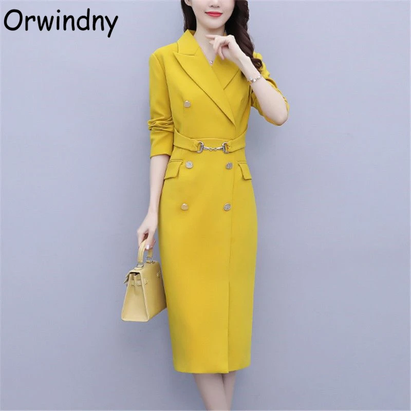 Long Sleeve Dresses Women Spring And Autumn Belt Slim Fashion Party Dress Notched Office Lady Dress M-5XL Orwindny
Long Sleeve Dresses Women Spring And Autumn Belt Slim Fashion Party Dress Notched Office Lady Dress M-5XL Orwindny