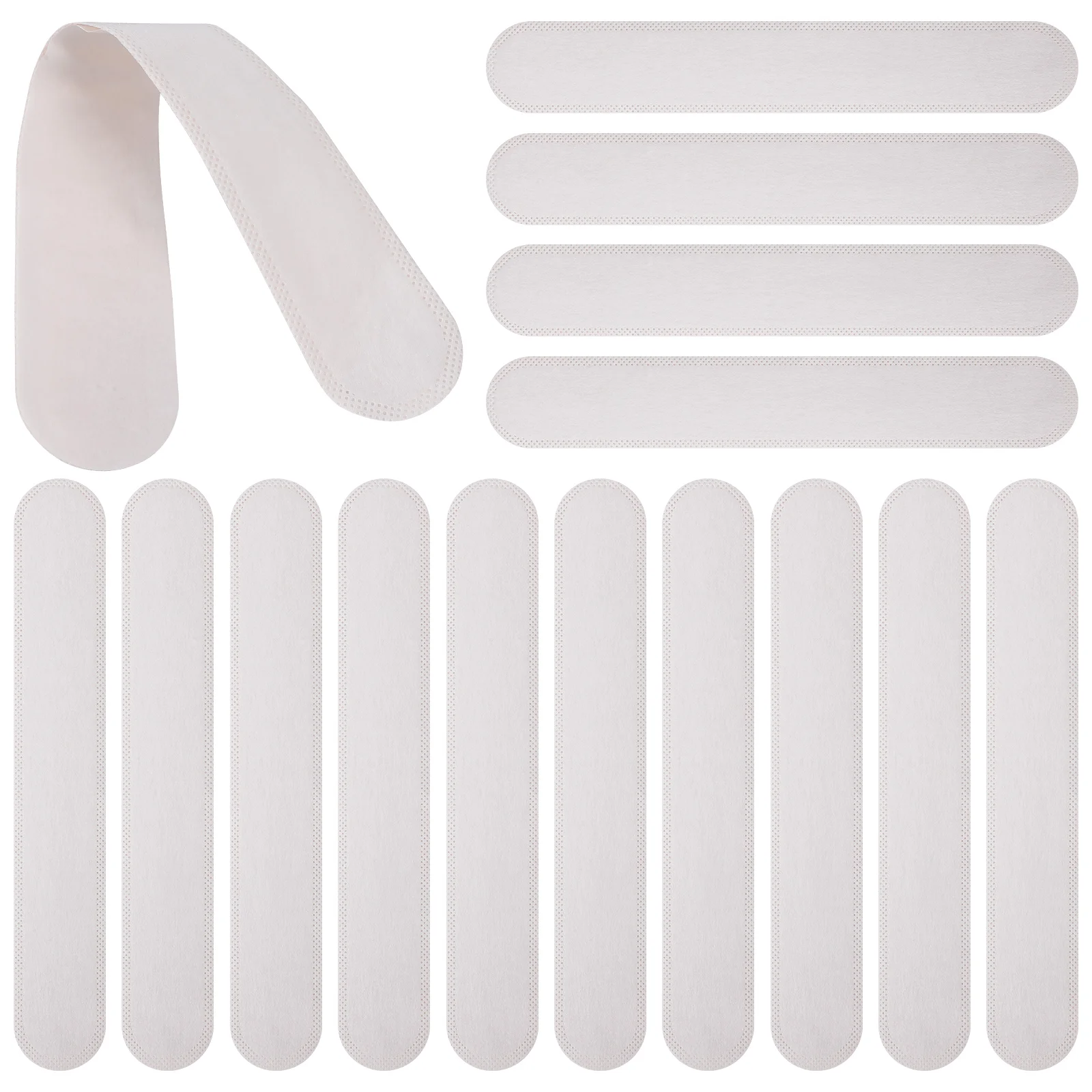 

Artibetter 50pcs Disposable Collar Sweatband Sweat Absorbing Hat Pads Caps Dust Guard Tape (White)